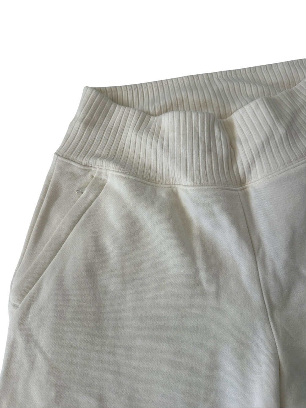 Alo Yoga Serenity Wide Leg Sweatpant in Ivory - Picture 8 of 16